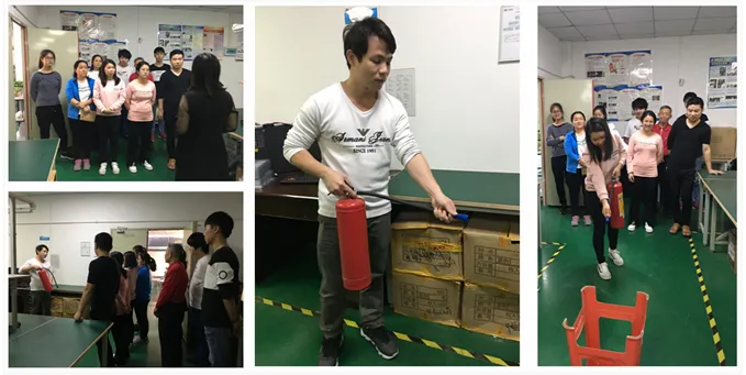 Fire safety training