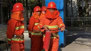 Fire drills in industrial areas